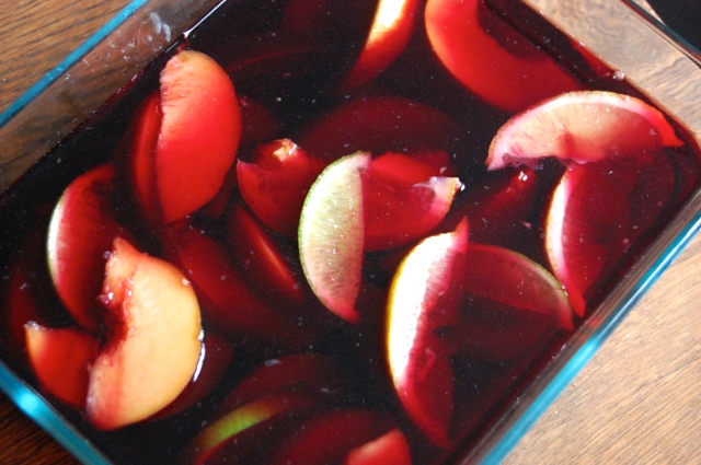 Summer Sangria Spritzer with Flavored Sparkling Water