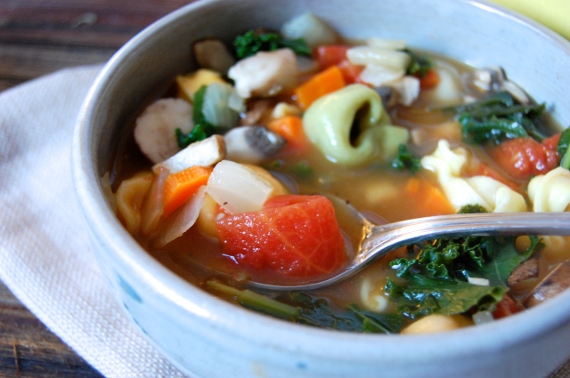 Quick and Easy Kale Tortellini Soup Recipe